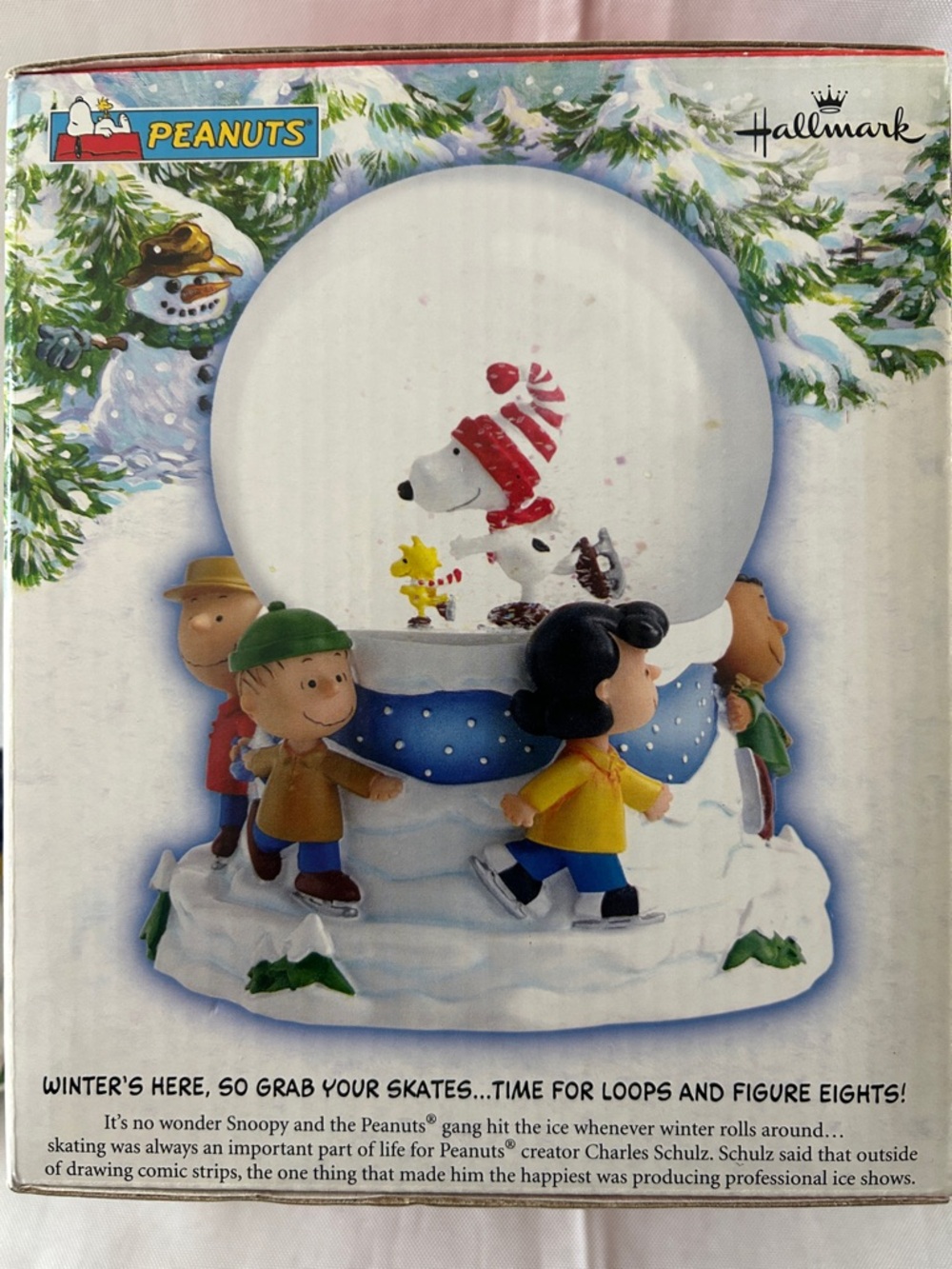 Hallmark Special Edition Peanuts musical water globe original box - Picture 8 of 13